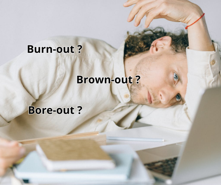 Burn-out, brown-out, bore-out : trois mots, trois réalités que personne ne sait différencier.